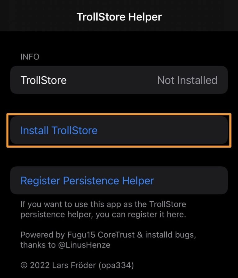 Cách cài TrollStore trên máy chưa jailbreak bằng TrollInstallerMDC