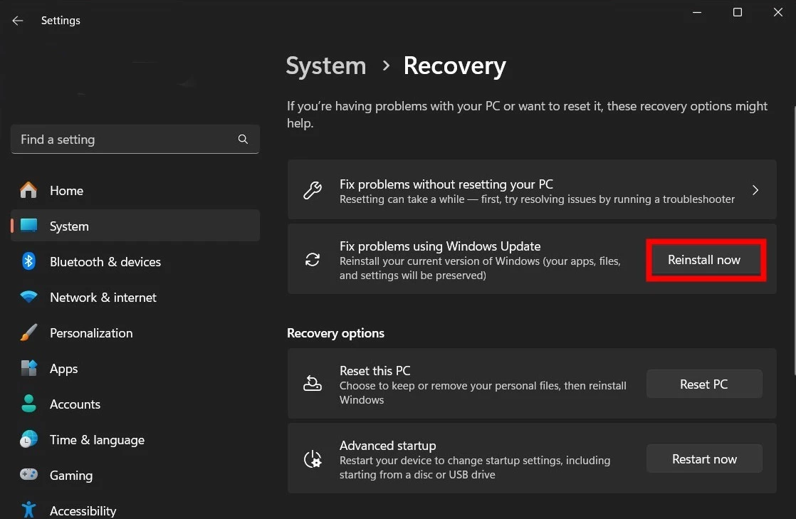 Hướng dẫn Reset Windows 11 về như mới mà không lo mất dữ liệu