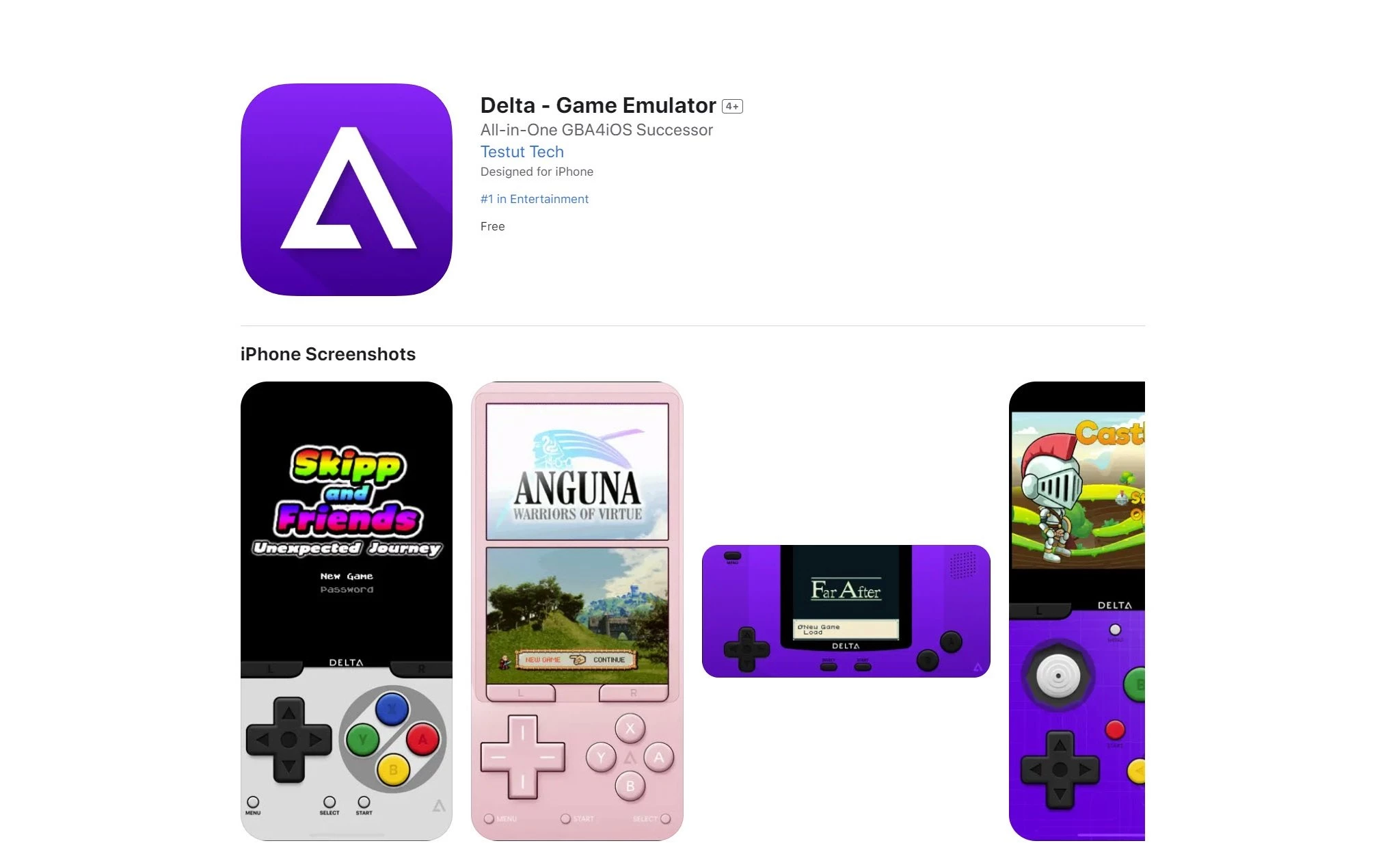 Delta: giả lập game Nintendo cho iPhone đã có trên App Store
